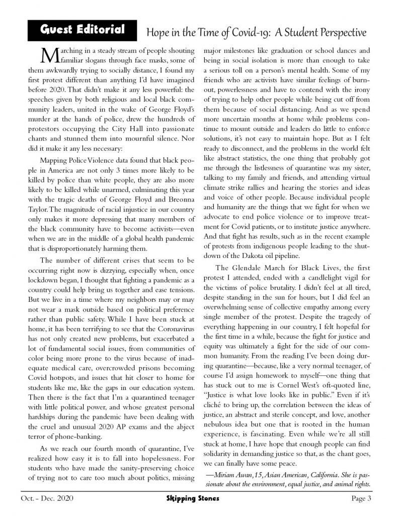 Hope in the Time of Covid-19