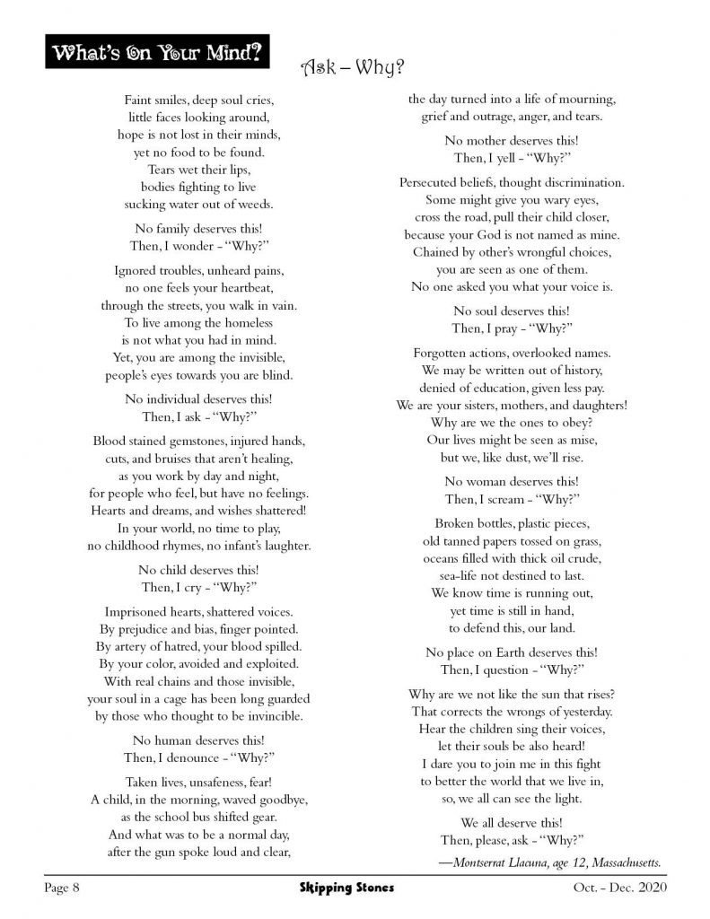 Poems Fall 2020