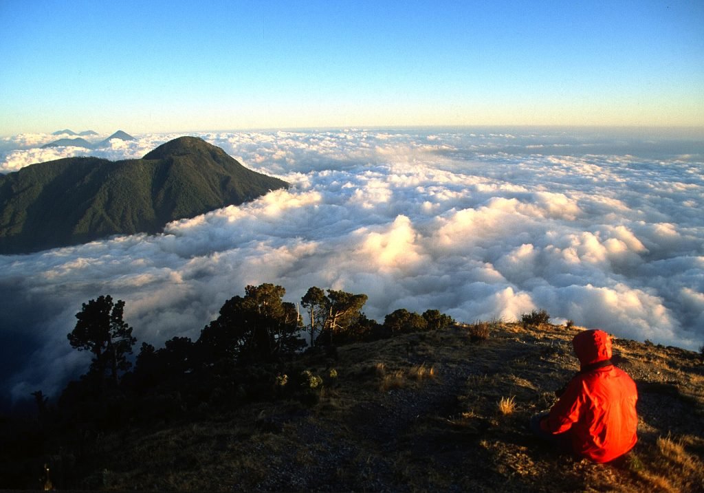 Guatemala landscape photo on homepage of literary magazine for teens and pre-teens.